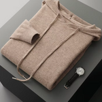 PURE EXTRA-FINE MERINO WOOL LEISURE HOODIE