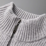 PURE EXTRA-FINE MERINO WOOL RIBBED CARDIGAN