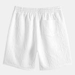 Short Sleeve Letter Jacquard T-Shirt & Shorts