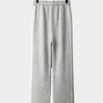 PURE EXTRA-FINE MERINO WOOL WIDE LEISURE TROUSERS