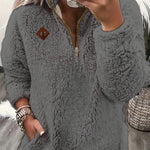 Ayla ��� Ultra-Soft High-Neck Fleece Pullover