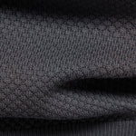 Pineapple Texture Knit V Neck Polo