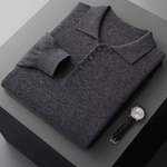 PURE EXTRA-FINE MERINO WOOL CLASSIC SWEATER POLO