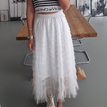 Midi Rock Fifth Avenue Lace Skirt