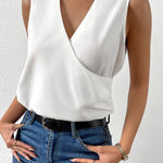 Classy Sleeveless Plain Top