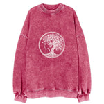 Intertwined Existence The Tree Of Life Vintage Sweatshirt