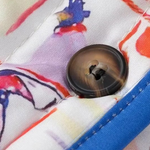 Graffiti Print Cotton Shorts Set