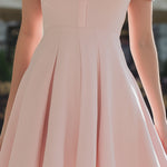Vionnelle Blush Polo Shirt Dress ��� Preppy Feminine Style For Effortless Charm