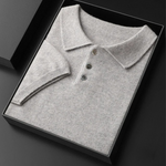PREMIUM CASHMERE CLASSIC POLO SHIRT