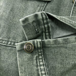 Men's Distressed Denim Jacket