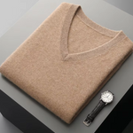 PURE EXTRA-FINE MERINO WOOL V-NECK VEST