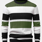 Stripe Crew Neck Sweater