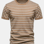 Stripe Knit T-Shirt