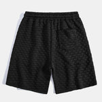 Sleeveless Checkerboard T-Shirt & Checkerboard Jacquard Shorts