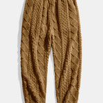 Geometric Jacquard Teddy Hoodie & Geometric Jacquard Pants