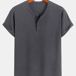 Cotton Henley T-Shirt