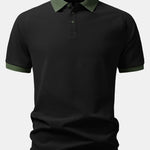 Contrast Raglan Sleeve Polo