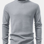 3 Pieces Long Sleeve Waffle Mock Neck T-Shirt