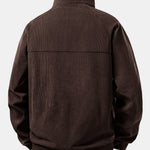 Quarter Zip Corduroy Raglan Sleeve Sweatshirt & Straight Leg Corduroy Pants