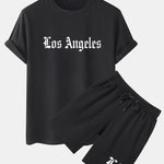 Los Angeles Print T-Shirt & LA Print Shorts
