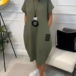 Iris™ | Stylish Short Sleeved Dress