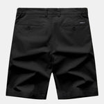 Stripe Knit V Neck Polo Shirt & Cotton Chino Shorts