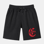 California Print Mid Length Shorts