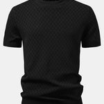 Diamond Open Knit T-Shirt