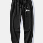 Triangle Mountain Print Relax Fit Hoodie & Jogging Pants