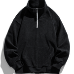 Relax Teddy Half Zip Sweatshirt