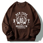 New York Varsity Print Relaxed Sweatshirt