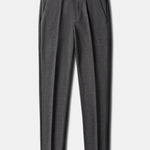Woolen Straight Leg Trousers