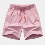 Flamingo Flower Print Button Up Shirt & Swim Shorts