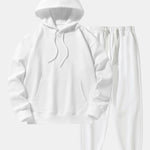 Basic Heavy Weight Drop Shoulder Relaxed Hoodie & Jogger Pants