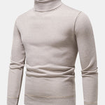 Faux Fur Lined Turtleneck Sweater