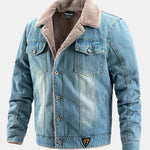 Regular Fit Faux Fur Lined Denim Jacket
