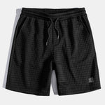 Short Sleeve Waffle Arc Hem T-Shirt & Shorts