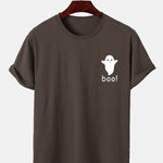 Halloween Ghost Print T-Shirt