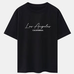 Los Angeles Handwritten Print Heavy Weight Oversize T-Shirt