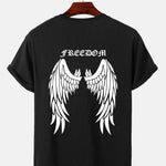 Wings Back Print T-Shirt