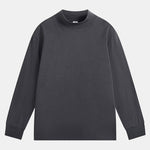 Basic Long Sleeve Mock Neck T-Shirt