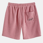 Dropped Shoulder Corduroy T-Shirt & Shorts