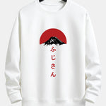 Mount Fuji Print Relax Fit Sweatshirt