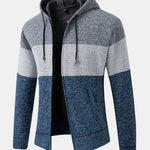 Color Block Hooded Sweater