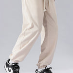 Drawstring Corduroy Joggers