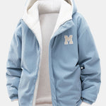 Teddy Corduroy Reversible Hooded Jacket