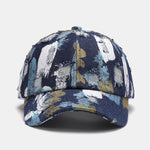 Color Graffiti Cotton Washed Distressed Baseball Cap