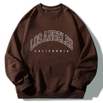 Los Angeles Print Crew Neck Relaxed Sweatshirt