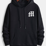 Letter Print Hoodie & Shorts