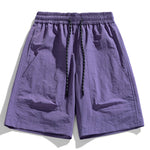 Los Angeles Illustration Bear Print Drop Shoulder Oversize T-Shirt & Patch Pocket Drawstring Shorts